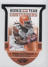 2012 Panini Contenders Rookie of the Year Black 6/50 Trent Richardson #11 0a6
