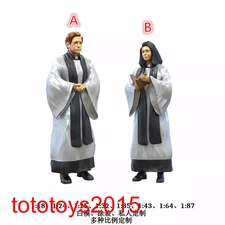 1/64 1/87 1/43 1/24 1/18 Priests men women Scene Minatures Figures Doll Model