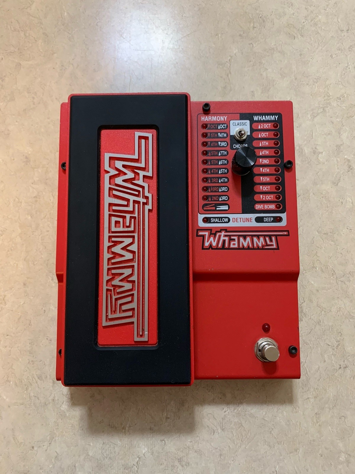 DigiTech Whammy 5 Pitch Shifter Guitar Effect Pedal