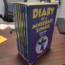Diary Of A Minecraft zombie Boxed Set Books 2-9 Book 1 Missing