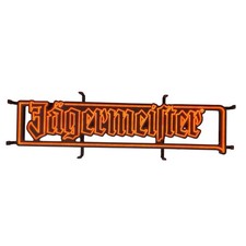 J&auml;germeister Leuer LED Light Up Bar Sign 30&rdquo; x 9&rdquo; Dimmer Included Pre-Owned