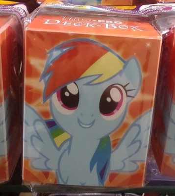 Ultra Pro My Little Pony RAINBOW DASH Full View Deck Box NEW