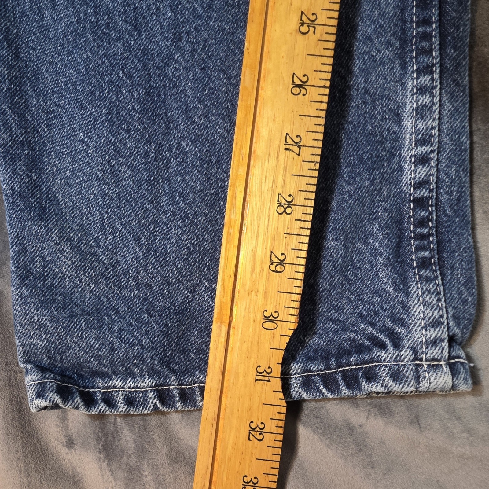 Tommy Hilfiger Jeans Mens BAGGY Medium Wash Y2K 34 X 32 Vintage thumbnail 8