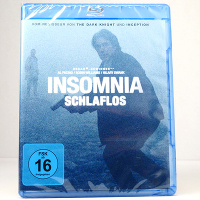Insomnia Schlaflos Bluray Christopher Nolan Al Pacino Robin Williams OVP