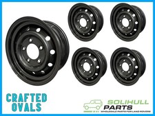 16" GUNMETAL GREY Wolf Style HD Steel Wheels Rims for Land Rover Defender x 5