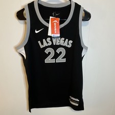 WNBA Nike A'ja Wilson Las Vegas Aces Youth L Dri-FIT Explorer Jersey Black