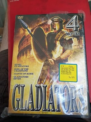 Gladiators 4 Movies Collection DVD 2002 Rebel, Duel of Champions, Giants of Rome