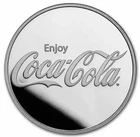 Coca-Cola® 1 oz Silver Struck Round (In Capsule)