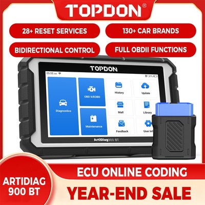 TOPDON AD900BT Full System ULTRA Auto Diagnostic Scanner Programming ECU Coding 