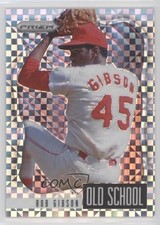 2021 Panini Prizm Old School Power Plaid Prizm 54/75 Bob Gibson #OS-3 HOF 08ee