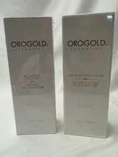 Orogold 24K Mousse Cleanser And 24K Purifying Toner-Set Of 2