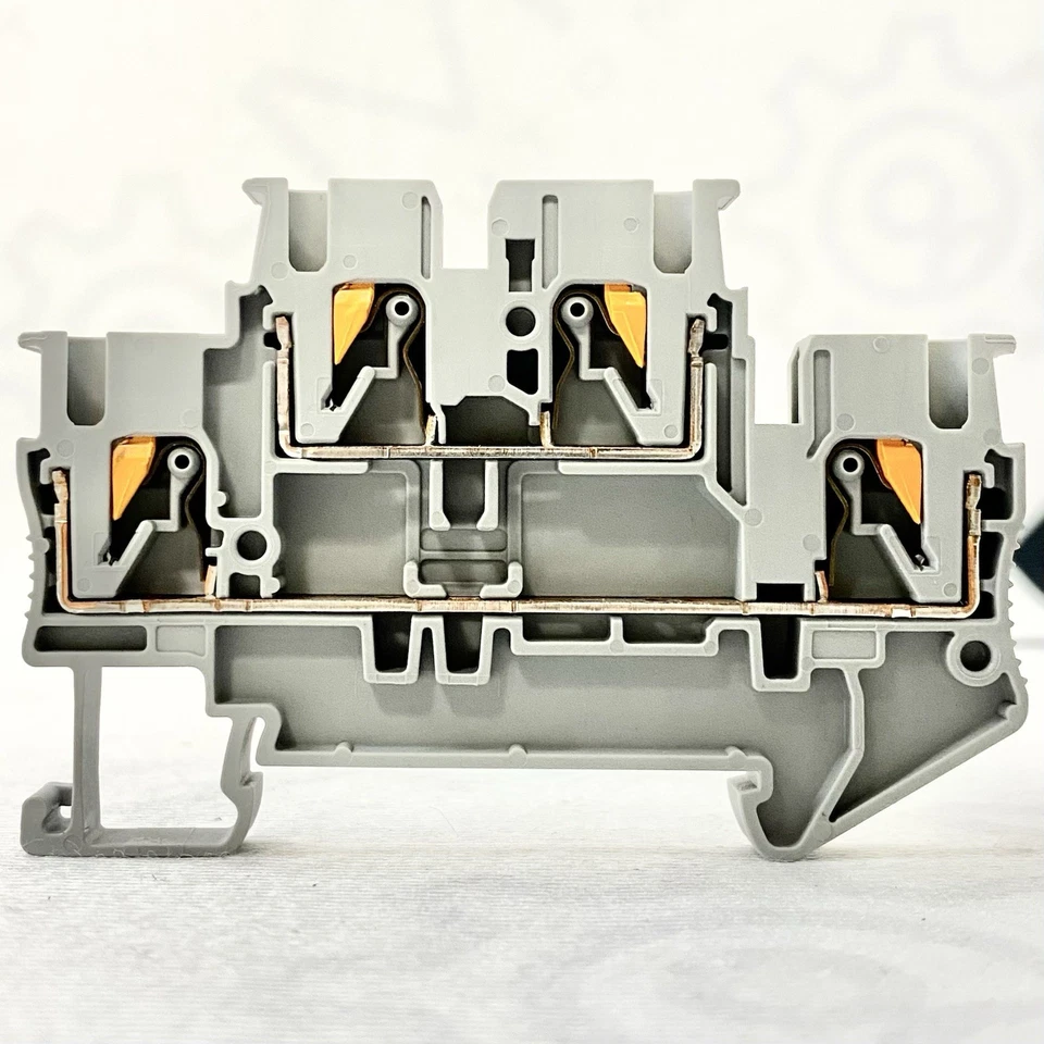 Phoenix Contact PTTB 2,5-PV DIN Rail Terminal Blocks Push-In Lot of 8  - Image 4 of 4