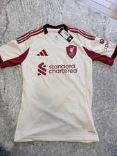 NWT Adidas Originals Liverpool Fc 25/26 Away 100% Authentic Jersey SizeXS