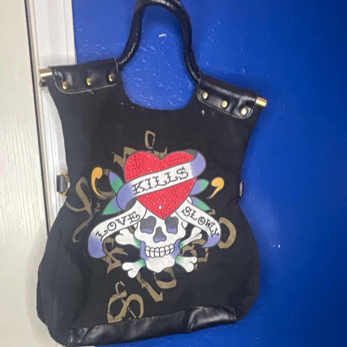 Ed Hardy Leather Exterior Medium Bags & Handbags for Women for