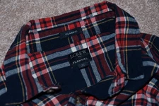 J Crew Mens Flannel, Red/Multicolor - Size M, Slim