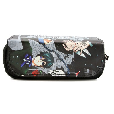 New Ciel &amp; Sebastian Style B BLACK BUTLER Pencil Bag Kuroshitsuji 
