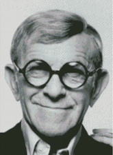 Actor and Comedian "George Burns" Counted Cross Stitch Chart No. 51-116