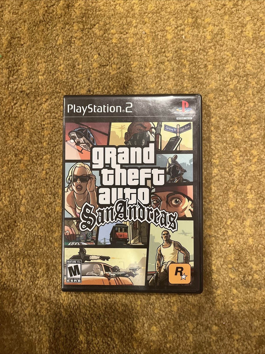 PlayStation2 - PS2★grand theft auto Sanandreas 海外版 北米版 Sony PlayStation 2 Grand Theft Auto: San Andreas Red Label