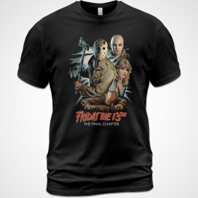 Cotton T-Shirt Friday the 13th: The Final Chapter Movie Tee Kimberly Beck
