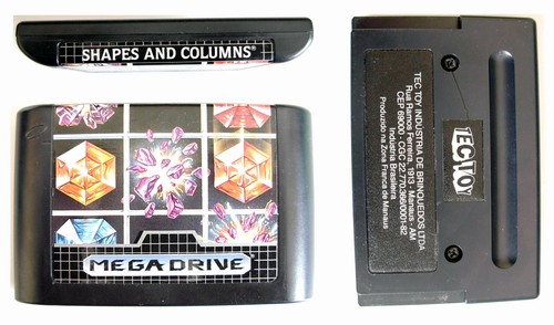 Very RARE : SHAPES AND COLUMNS Brazilian Edition TecToy for SEGA MEGADRIVE -d127 - Imagen 3 de 6