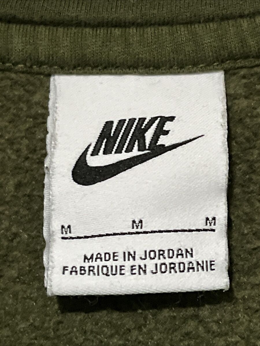 Vintage Nike Hooded Sweatshirt Army Green Men's Size M Vintage Nike Hooded Sweatshirt Army Green Men's Size M