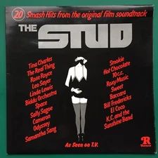 THE STUD Film Soundtrack LP Funk Disco Joan Collins Oliver Tobias Sue Lloyd 1978
