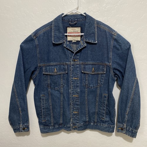 Eddie Bauer Mens Large Sport Shop Denim 