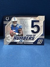 2023 Panini Zenith FOOTBALL Anthony Richardson Behind the Numbers RC Colts🏈🔥