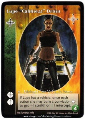 Lupe ''Cabbie22'' Droin Defender Nights of Reckoning V:TES VTES Vampire CCG