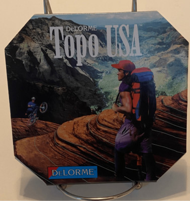 DeLORME-TOPO USA CD-ROM (Windows95) version 1.0 Genuine!