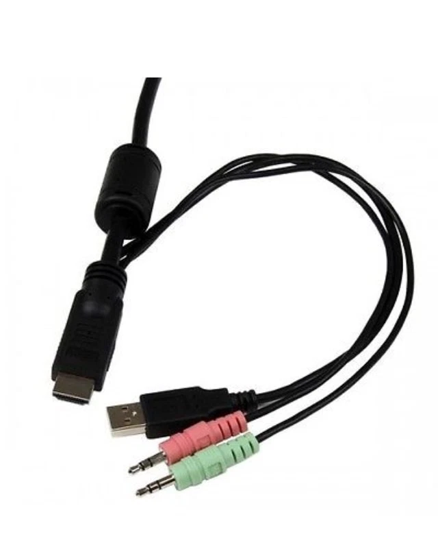 Startech.Com 2 Port Usb Hdmi Cable Kvm Switch With Audio & Remote Switch. New! - Image 3 of 4