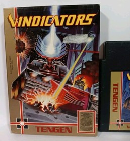 Vindicators NES Game With Box TENGEN Nintendo Entertainment System