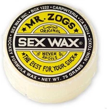 Sexwax Hockey Stick Wax 1-X Yellow Label 2.64 Ounce (Pack of 1), White 