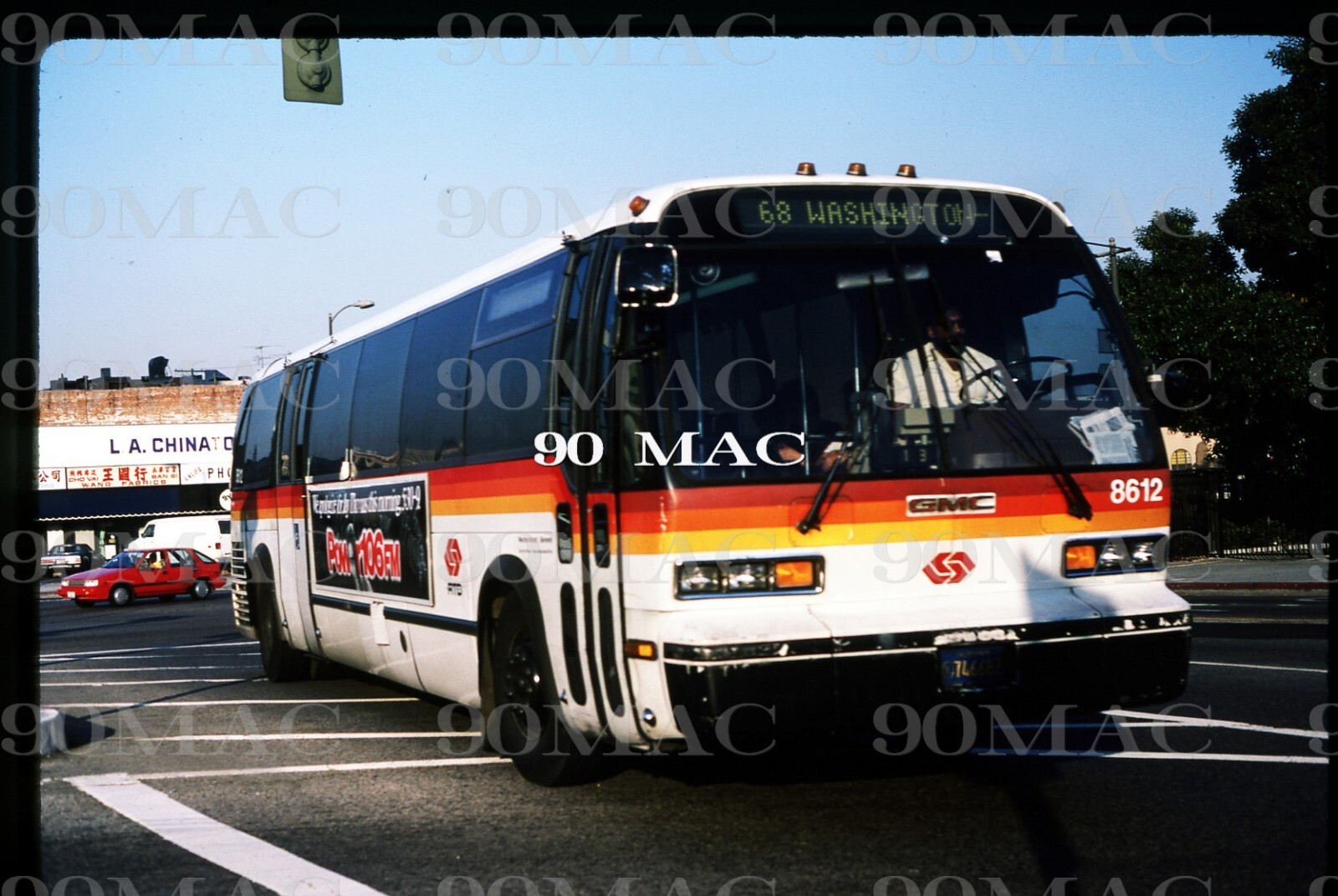 SCRTD. GM RTS BUS #8612. Los Angeles (CA). Original Slide 1987. | eBay