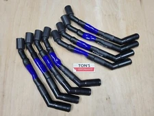 Ton's Blue Sleeved Ceramic LS Spark Plug Wire Set Corvette Camaro GMC Silverado