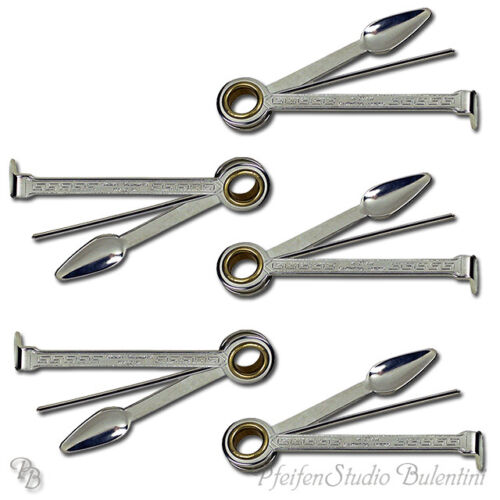 Cubiertos de pipa 3 piezas tapón espina raspador pipa cubiertos tres piezas metal - Imagen 4 de 4
