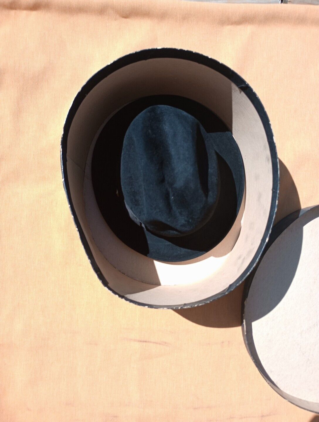 Vintage Beaver Hats with Box Fedora Satin Trim 6 … - image 17