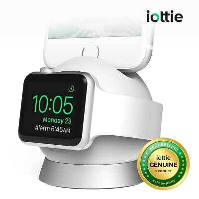 iOttie OmniBolt Apple Watch (Series 2 only) iPhone Charging Stand Silver