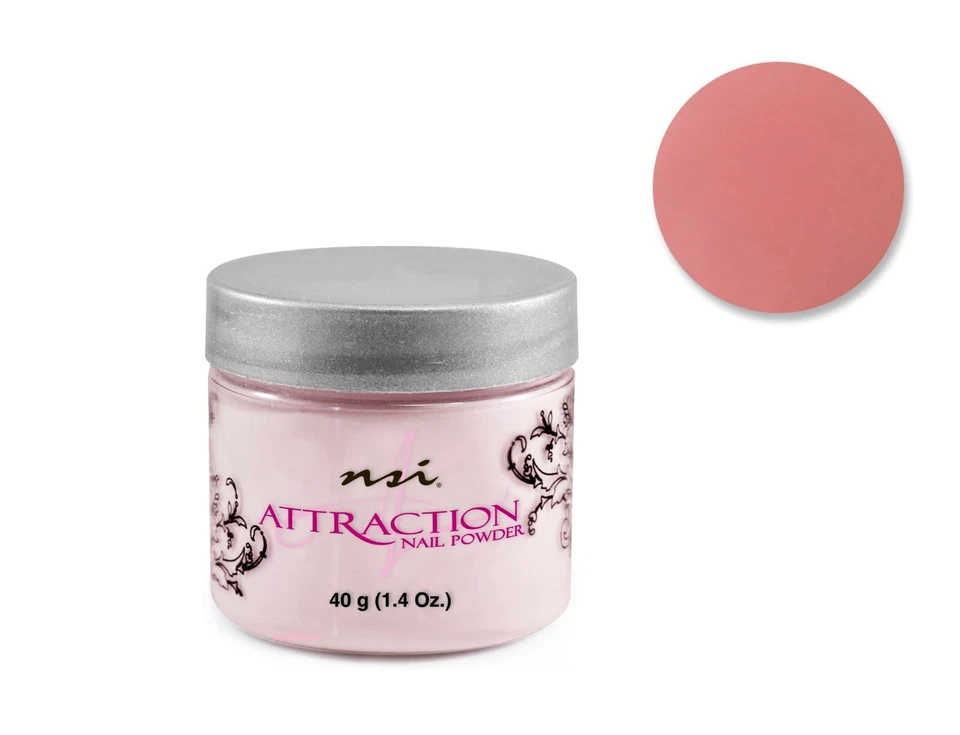 NSI Attraction - Polvo acrílico para uñas - 40 g (1,4 oz.) - ¡PURAMENTE ROSA!!!! Foto 2 de 4