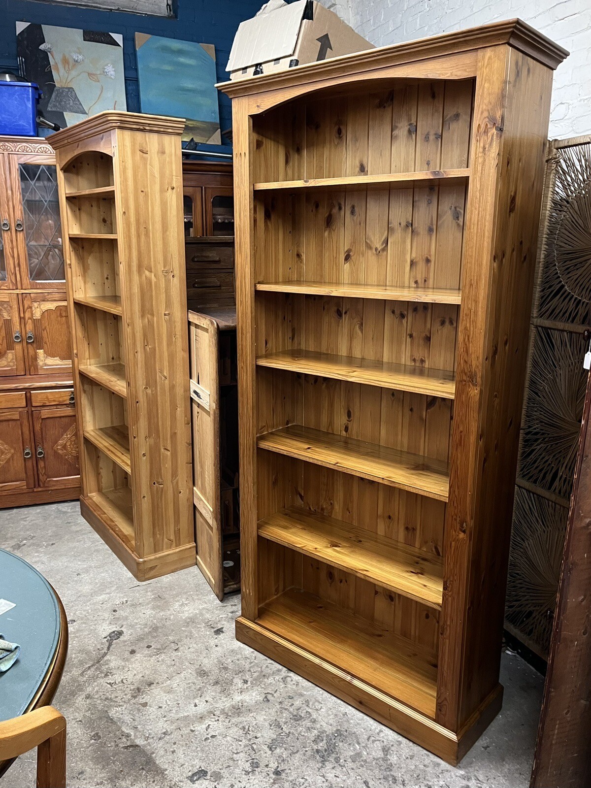 Tall Ducal Pine Bookcase eBay