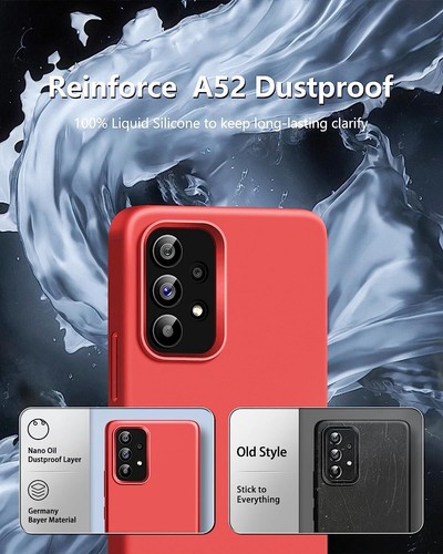 Samsung Galaxy A53 5G Case Shockproof Flexible Soft Carbon Fiber Phone Cover - Picture 2 of 6