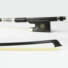 High quality Plaid Carbon Fiber Violin Bow 4/4 Size Ebony Frog great performance