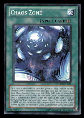 YuGiOh Structure Deck: Dragons Collide Chaos Zone SDDC-EN024