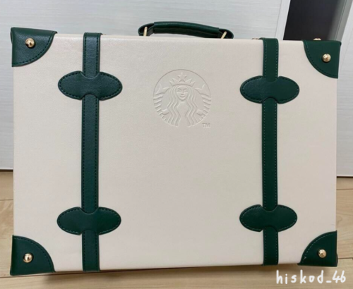 Starbucks トランクケース・レザーバッグ Starbucks Trunk Bag Only Of My Customized Journey Set Rewards Gold