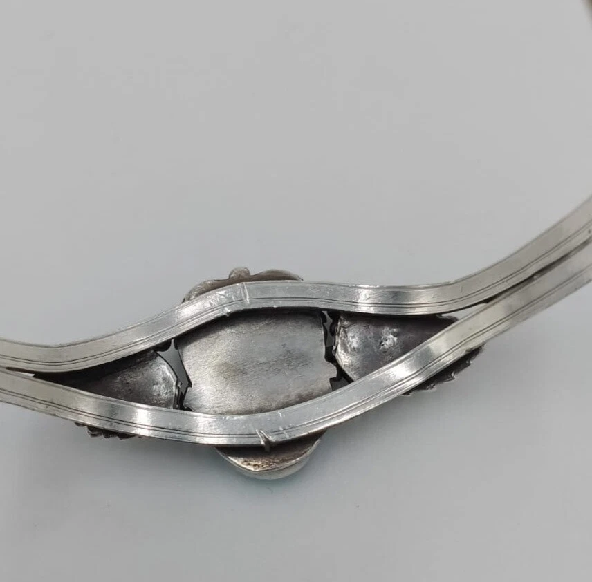 Armreif 0,925 Sterlingsilber mit Türkis - Bild 3 von 4