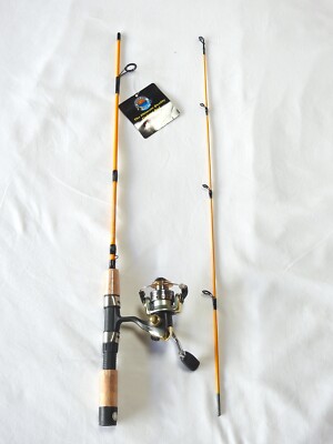 UltraLight Travel/Back Pack Spinning Rod Combo 6' 2PC/ BB Reel