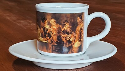 Lavazza Espressotasse und Untertasse, Cafe des Arts, Rembrandt, Tognana, Italy