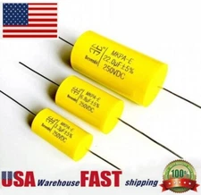 Axial film capacitor Audio crossover filtering Capacitor 3.3uf 4.7uf 6.8uf -10uf