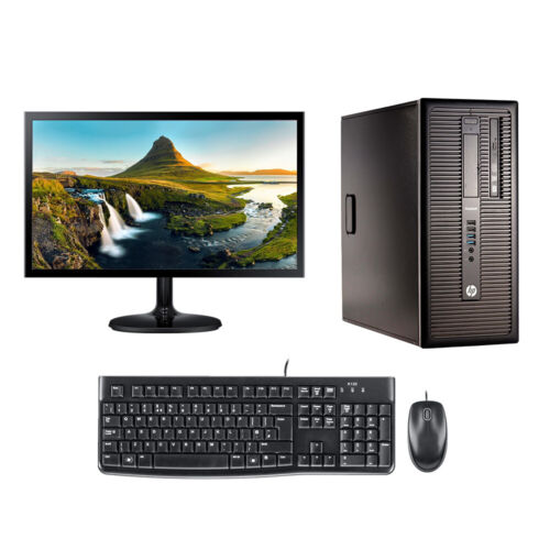 HP ProDesk 600 G1 Tower i3 16GB RAM 512GB SSD Keyboard & Mouse 19 LCD WIN10 Pro - Picture 1 of 6