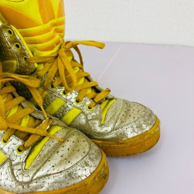 Adidas Jeremy Scott JS Logo G16254 Athletic Sneakers Shoes Yellow